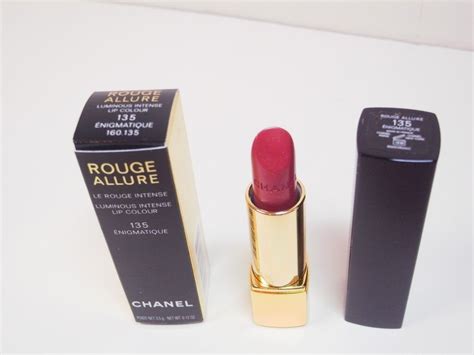 chanel 135 enig|Chanel Enigmatique (135) Rouge Allure Luminous Intense Lip .